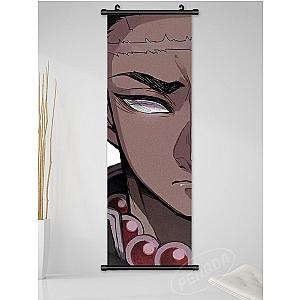 Demon Slayer Gyomei Himejima Scroll Canvas Anime Poster Enhanced Eyes