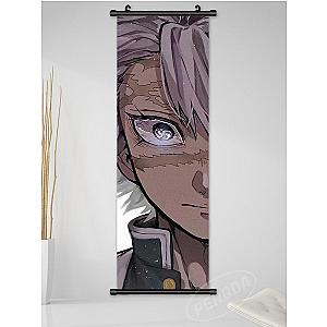 Demon Slayer Sanemi Shinazugawa Scroll Canvas Anime Poster Enhanced Eyes