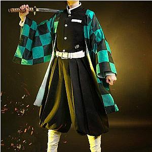 Kimetsu no Yaiba Tanjiro Kamado Cosplay Costume DSS0611