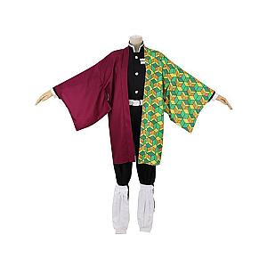 Anime Demon Slayer Kimetsu no Yaiba Tomioka Giyuu Cosplay Costume DSS0611