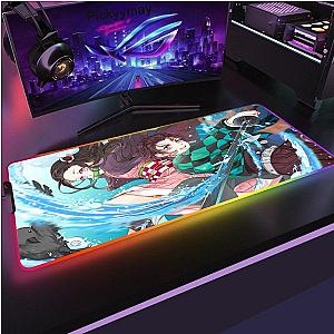 Demon Slayer Anime Large LED Mouse Pad Tanjiro and Nezuko