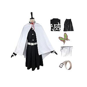 Demon Slayer Tsuyuri Kanawo Outfit Cosplay Costume with Headdress Kimetsu no Yaiba DSS0611