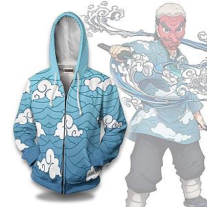 Sakonji Urokodaki Pattern Hoodie Demon Slayer Anime Casual Cosplay Costume DSS0611