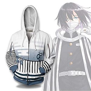 Obanai Iguro Hoodie Demon Slayer Anime Casual Cosplay Costume DSS0611