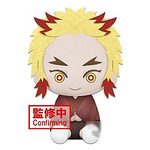 20cm Yellow Shinjuro Rengoku Anime Demon Slayer Cute Sitting Doll Plush