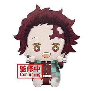 20cm Brown Tanjiro Kamado Anime Demon Slayer Cute Sitting Doll Plush
