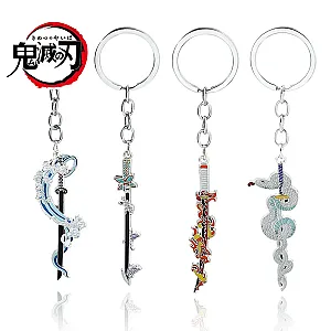 Anime Demon Slayer Sword Kimetsu no Yaiba Keychain