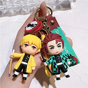 New Demon Slayer Kimetsu No Yaiba Blade of Ghost Cute Character Keychain