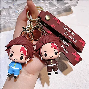 Anime Demon Slayer Kimetsu no Yaiba The Blade of The Ghost Characters Key Chain