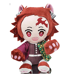 20cm Tanjiro Kamado Cat Cosplay Japan Anime Demon Slayer Stuffed Toy Plush