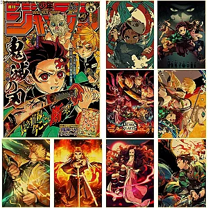 Demon Slayer Tanjirou Characters Prints Posters