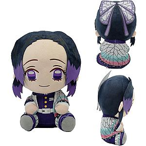 20cm Black Shinobu Kocho Demon Slayer Sitting Doll Plush