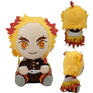 20cm Yellow Shinjuro Rengoku Demon Slayer Sitting Doll Plush