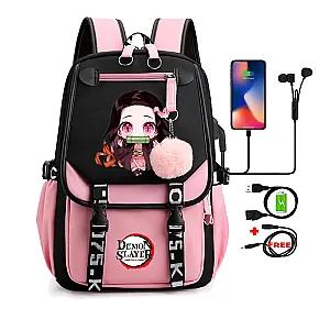 Demon Slayer Nezuko Anime School Bag Backpacks