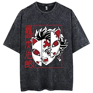 Demon Slayer Print Retro Vintage Punk & Gothic T-shirts
