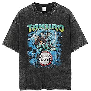 Demon Slayer Tanjiro Japanese Anime Graphic Print T-Shirt