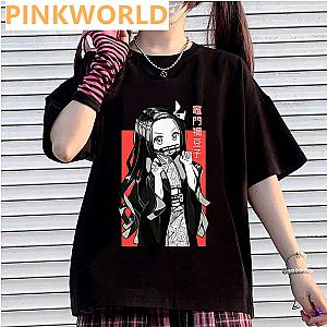 Demon Slayer Kimetsu No Yaiba Nezuko Print Ladies T-shirt