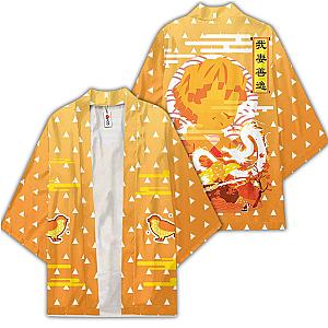 Demon Slayer Kimono - Zenitsu Kimono Otaku Merch  Clothes GOT1308