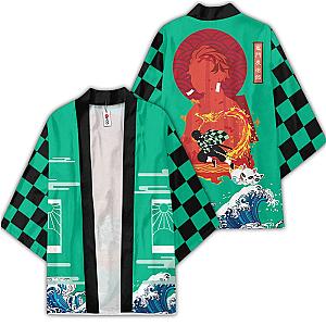 Demon Slayer Kimono - Tanjiro Kimono Otaku Merch  Clothes GOT1308