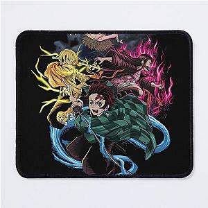 Demon Slayers Mouse Pads - Demon Slayer Squad Assemble Mouse Pad