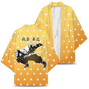 Demon Slayer Kimono - Kimetso No Yaiba Zenitsu Kimono FDM3107