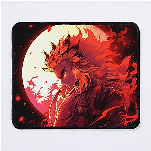 Demon Slayers Mouse Pads - Flame Hashira Power Mouse Pad