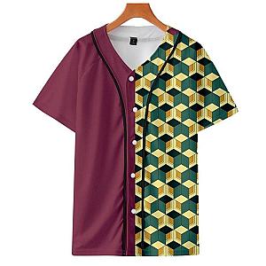 Kimetsu no Yaiba Baseball Jersey  -  Giyu Tomioka Pattern Official Merchandise