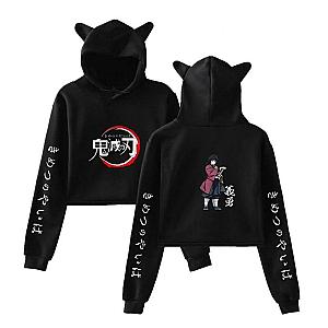 Kimetsu no Yaiba Crop Top Hoodie  Giyu Tomioka Official Merchandise