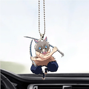 Inosuke Kimetsu no Yaiba Anime Custom Shape Ornament Demon Slayer Custom Shape Car Accessories Decorations