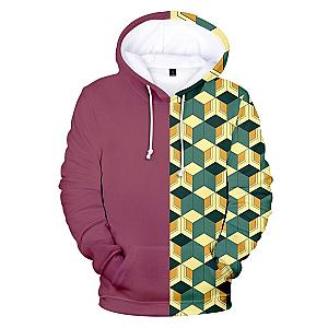 Kimetsu no Yaiba Hoodie  Giyuu Tomioka Pattern Official Merchandise
