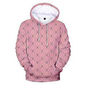 Kimetsu no Yaiba Hoodie  Nezuko Kamado Pattern Official Merchandise