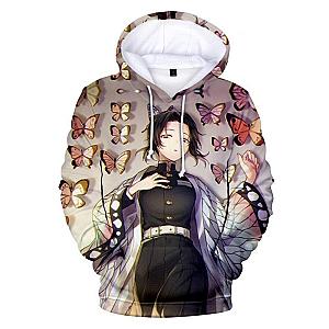 Kimetsu no Yaiba Hoodie  Shinobu Butterflies Official Merchandise