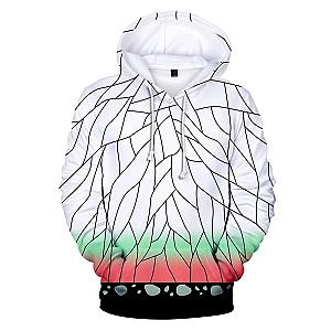 Kimetsu no Yaiba Hoodie  Shinobu Kocho Pattern Official Merchandise