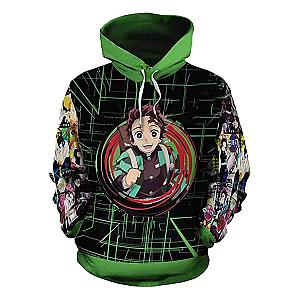 Kimetsu no Yaiba Hoodie  Tanjiro Official Merchandise