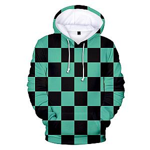 Kimetsu no Yaiba Hoodie  Tanjiro Pattern Official Merchandise