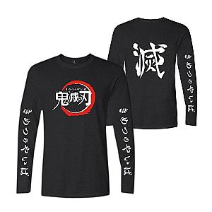 Kimetsu no Yaiba Long Sleeve T-Shirt  Destroy Kanji Official Merchandise