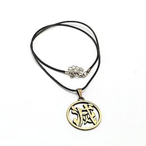 Kimetsu no Yaiba Necklace  -  Destroy Kanji Official Merchandise
