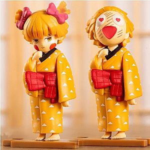 Demon Slayer Figures & Toys - 12cm Zenitsu Figure Toy Demon Slayer Action Figure