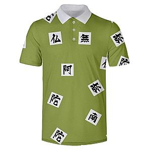 Kimetsu no Yaiba Polo Shirt  Gyomei Himejima Pattern Official Merchandise