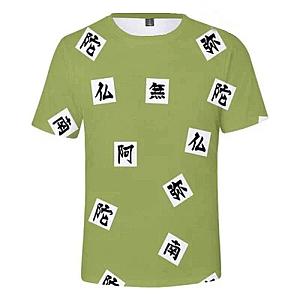 Kimetsu no Yaiba T-Shirt  Gyomei Himejima  Haori Pattern Official Merchandise