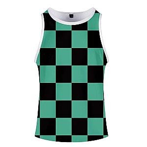 Kimetsu no Yaiba Tank Top  Tanjiro Pattern Official Merchandise