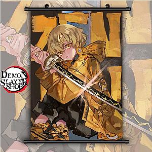 Kimetsu no Yaiba Wall Scroll  Zenitsu Agatsuma Official Merchandise