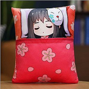 Demon Slayer Plush:  Cute Sleeping Makomo Plush Pillow Cover