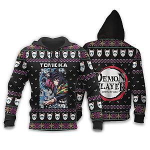 Demon Slayer Hoodie Shop - Giyu Tomioka Ugly Christmas Hoodie