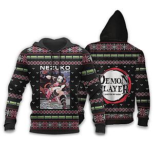 Demon Slayer Hoodie Shop - Nezuko Kamado Ugly Christmas Hoodie