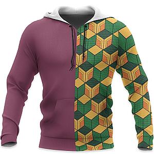 Demon Slayer Hoodie Shop – Tomioka Giyuu 3D Uniform Hoodie
