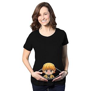 Demon Slayer Shop - Baby Zenitsu Peeking Maternity T-Shirt