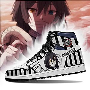 Demon Slayer Shop -  Obanai Iguro Sneakers Snake Hashira Anime Sneakers Kimetsu no Yaiba Merch