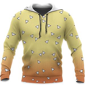 Demon Slayer Hoodie Shop - Zenitsu Agatsuma 3D Uniform Hoodie