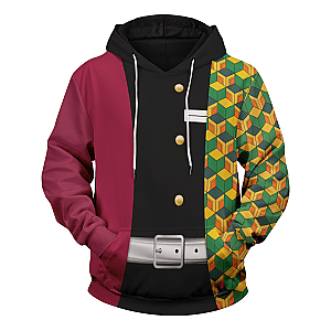Demon Slayer Hoodie Shop - Giyu Tomioka Unisex Pullover Hoodie